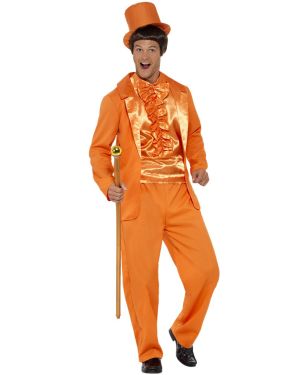90s Stupid Tuxedo Orange - Adult Costume