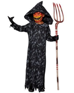 Pumpkin Reaper Boy - Child Costume
