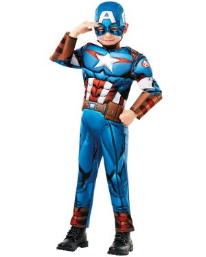 Captain America Deluxe - Child Costume