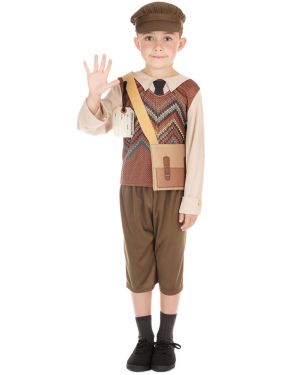 Evacuee Schoolboy - Child and Teen Costume
