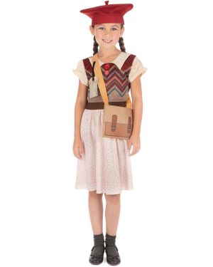 Evacuee Schoolgirl - Child and Teen Costume