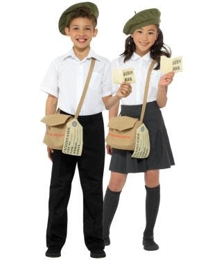 Evacuee Kit - Child Costume