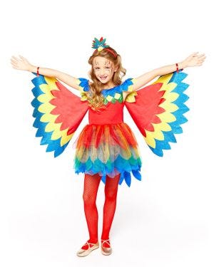 Pretty Parrot Fairy - Child Costume