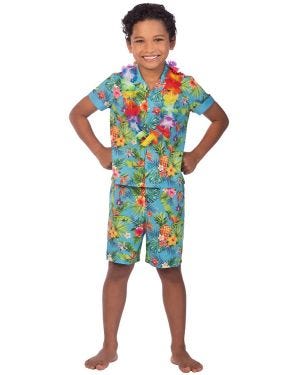 Hawaiian Shirt Set - Child Costume