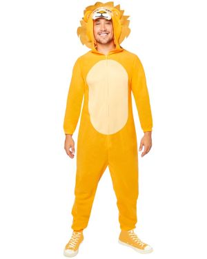 Lion Onesie - Adult Costume