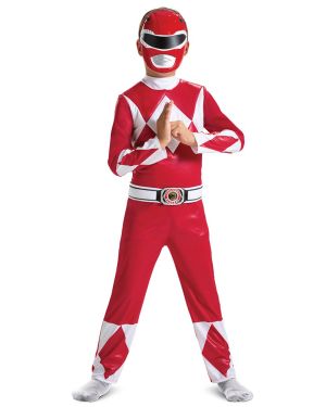 Red Power Ranger - Child Costume