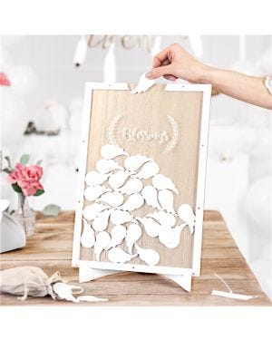 Blessings Wooden Guest Book