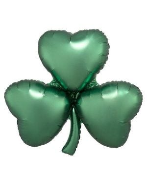 Emerald Shamrock Satin Supershape - 29&quot; Foil