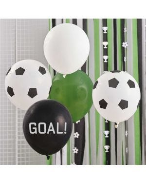 Football Latex Balloon Bundle (5pk)