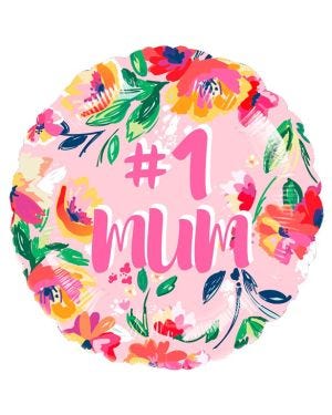 #1 Mum Foil Balloon - 18&quot;