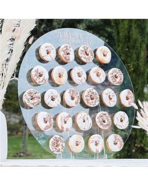 A Touch Of Pampas Acrylic Donut Wall Stand - 65cm