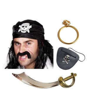 Pirate Skull &amp; Crossbone Accessory Kit