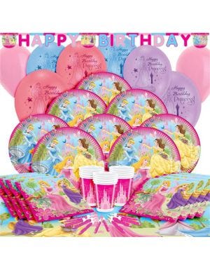Disney Princess Summer Palace - Deluxe Party Pack for 16