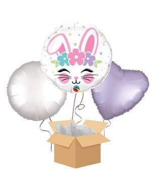 Easter Balloon Bouquet  - Delivered Inflated