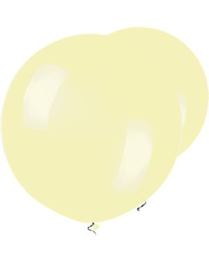 Lemonade Yellow Large Balloons - 36&quot; Latex (10pk)