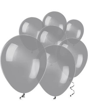 Silver Balloons - 5&quot; Latex (50pk)