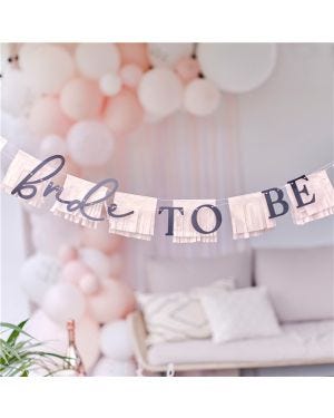 Future Mrs Bride To Be Banner With Tassels - 1.5m