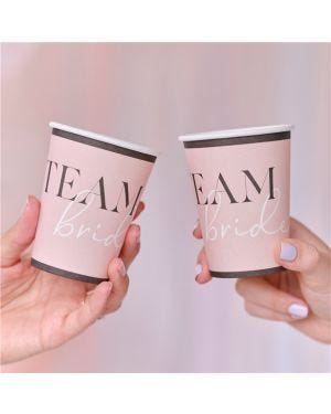 Future Mrs Team Bride Paper Cups - 266ml (8pk)