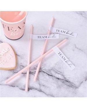 Future Mrs Team Bride Paper Straws