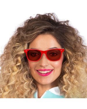 Retro Red Glasses