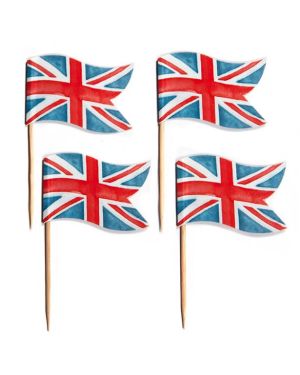 Union Jack Flag Picks (12pk)