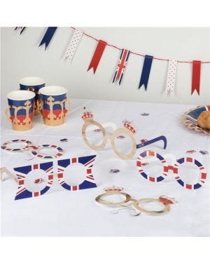 Royal Customisable Paper Glasses