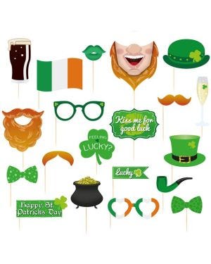 St. Patrick&#039;s Day Photo Booth Props (20pk)