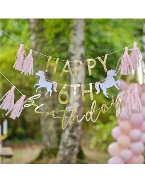 Princess Add an Age Letter Banner - 1.5m