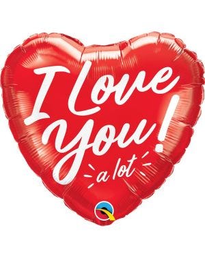 I Love You a lot Balloon - 18&quot; Foil