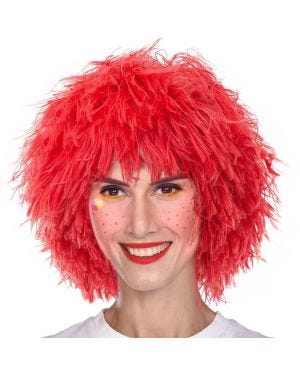 Red Clown Wig