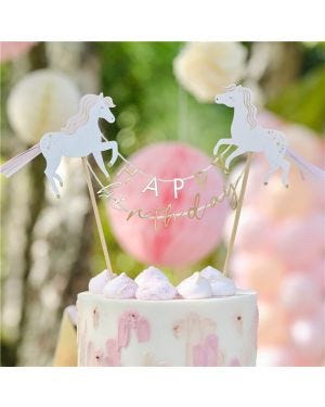 Princess Happy Birthday Cake Topper