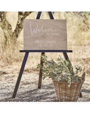 Secret Garden Customisable A2 Wooden Sign