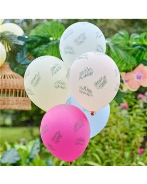 Tiki Tropics Assorted Balloons - 12&quot; Latex (5pk)