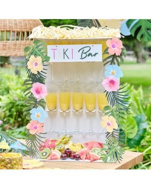 Tiki Tropics Drinks Stand with Grazing Board