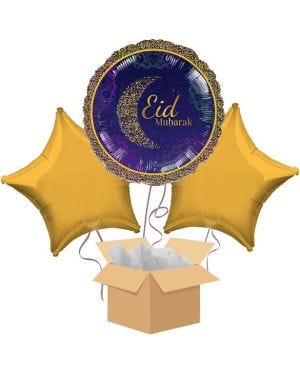 Opulent Eid Balloon - Delivered Inflated