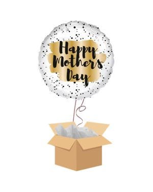 Mother&#039;s Day Gold Spot Balloon - Delivered Inflated