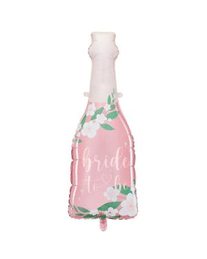 Bride To Be Champagne Bottle Balloon - 43&quot; Foil