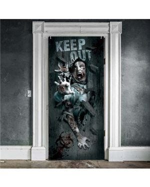 Zombie Attack Door Decoration -80cm x 1.8m