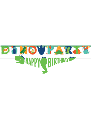 Dino-Mite Letter Banner - 2.3m