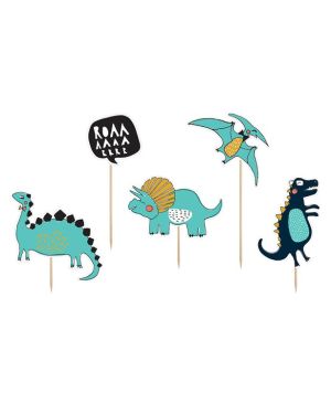 Dinosaur Cake Toppers (5pk)