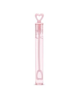 Pink Heart Tube Bubbles (48pk)