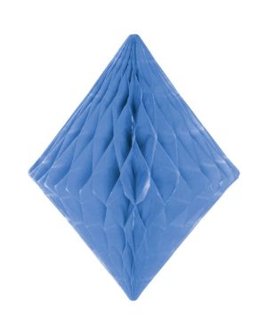 Baby Blue Honeycomb Diamond Decoration - 30cm