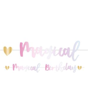Fairy Princess &#039;Magical Birthday&#039; Letter Banner - 1.8m