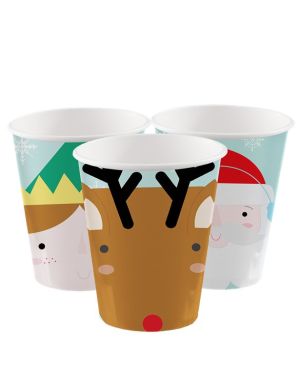 Festive Friends Cups - 250ml (8pk)