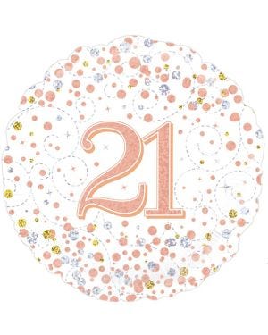 Sparkling Fizz 21st Foil Balloon - 18&quot;