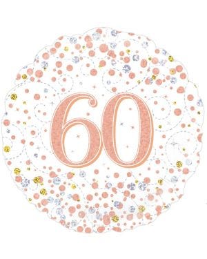 Sparkling Fizz 60th Foil Balloon - 18&quot;