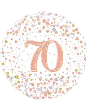 Sparkling Fizz 70th Foil Balloon - 18&quot;