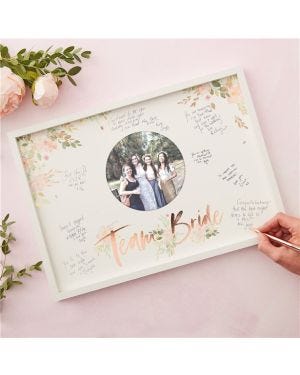 Floral Hen Party Guest Book