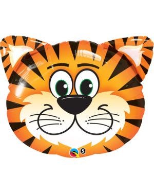 Birthday Tickled Tiger Supersize Balloon - 30&quot; Foil
