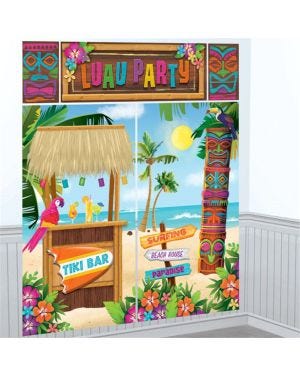 Tiki Luau Party Scene Setter - 1.5m